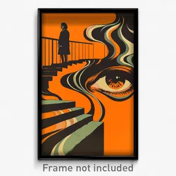 German Movie Poster - Small Pillar (Germany Psychedelic Art Retro Film Print)
