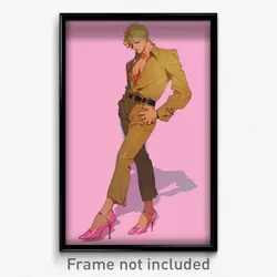 Art Poster - Man Feeling Liking Wearing Crafty High Heels (Art Print)
