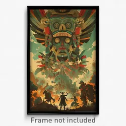 Mexican Movie Poster - Deadly Forest (Mexico Psychedelic Art Retro Film Print)