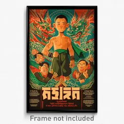 Thai Movie Poster - Boy Feeling Elation, Green Waist Cape (Thailand Art Print)