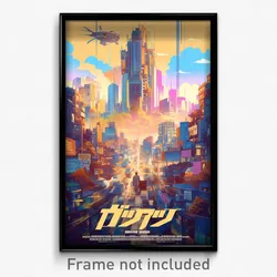 Thai Movie Poster - Warm European City (Thailand Retro Film Art Print)