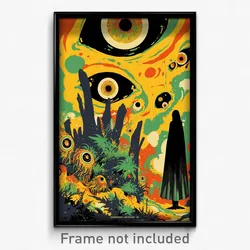 Spanish Movie Poster - Sunny Hollow (Spain Psychedelic Art Retro Film Print)