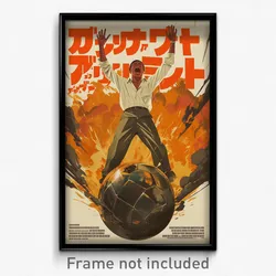 Indonesian Movie Poster - Man Feeling Alarmed, Spherical Black Socks (Art Print)