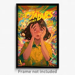 Indonesian Movie Poster - Girl Feeling Unsure, Acceptable Untucked Shirt (Print)