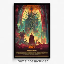 French Movie Poster - Vast Cloister (France Psychedelic Art Retro Film Print)