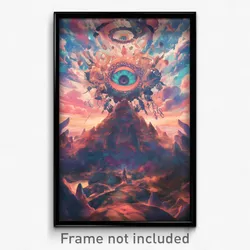 Icelandic Movie Poster - Active Aisle (Iceland Psychedelic Art Retro Film Print)