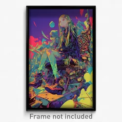 Art Poster - Wiry Seat (Psychedelic Trippy Weird 11x17 Print)