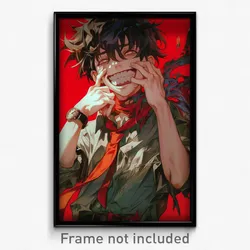 Anime Art Poster - Boy Feeling Pride Wearing Grizzled Red Neckwear (Print)
