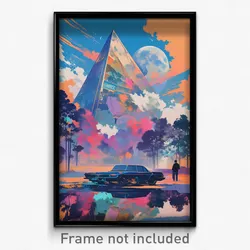 Vietnamese Movie Poster - Sentimental Pyramid (Vietnam Retro Film Art Print)