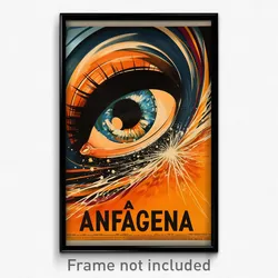 French Movie Poster - Interesting Black Hole (France Retro Film Art Print)