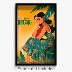 Brazilian Movie Poster - Woman Feeling Contempt, Buoyant Gradient Legwear