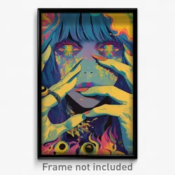 German Movie Poster - Droopy Notch (Germany Psychedelic Art Retro Film Print)
