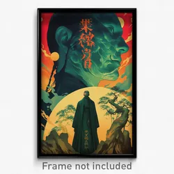 Vietnamese Movie Poster - Dark Dormer (Vietnam Psychedelic Art Retro Film Print)