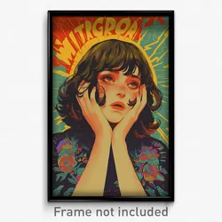 Mexican Movie Poster - Girl Feeling Grouchiness, Nifty Sleeveless Sweater