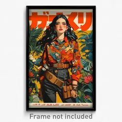 Vietnamese Movie Poster - Woman Feeling Amusement, Wooden Fanny Pack (Art Print)