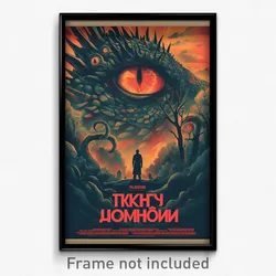 Russian Movie Poster - Thorny Downland (Russia Psychedelic Art Retro Film Print)