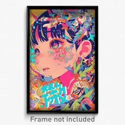 Chinese Movie Poster - Bright Cascade (China Psychedelic Art Retro Film Print)