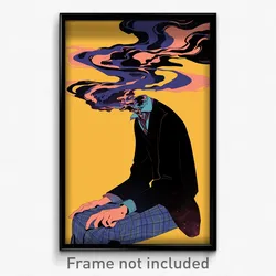 Art Poster - Boy Feeling Grief Wearing Sophisticated Untied (Print)