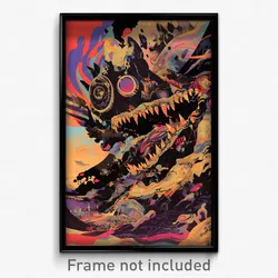 Icelandic Movie Poster - Plush Chamber (Iceland Retro Film Art Print)