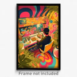 French Movie Poster - Well Made Hot Dog Stand (France Retro Film Art Print)