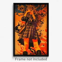 Brazilian Movie Poster - Girl Feeling Wrath, Thoughtful Brown Footwear (Print)