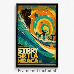 Brazilian Movie Poster - Starry Hurricane (Brazil Retro Film Art Print)