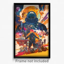 Movie Art Poster - Glaring Barony (Psychedelic Trippy Retro Cartoon Film Print)