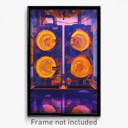 Movie Art Poster - Dry Drying Machine (Psychedelic Retro Weird Film Print)
