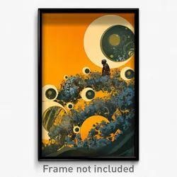 German Movie Poster - Unknown Apiary (Germany Psychedelic Art Retro Film Print)