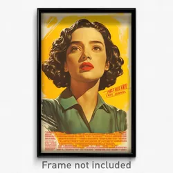 Mexican Movie Poster - Woman Feeling Acceptance, Outlandish Sleeveless Sweater