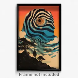 Icelandic Movie Poster - Dizzying Ramparts (Iceland Retro Film Art Print)
