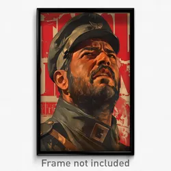 Greek Movie Poster - Man Feeling Offended, Nifty Winter Clothes (Art Print)