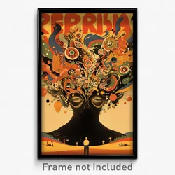 Brazilian Movie Poster - Impeccable Head (Brazil Retro Film Art Print)