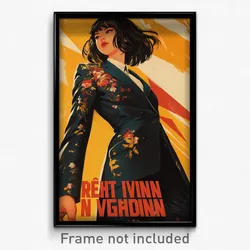 Vietnamese Movie Poster - Girl Feeling Triumphant, Amazing Suit Jacket (Print)