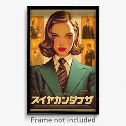 Spanish Movie Poster - Girl Feeling Jealousy, Bulky Short Necktie (Art Print)