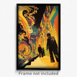 German Movie Poster - Infamous Dugout (Germany Psychedelic Art Retro Film Print)