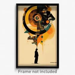 German Movie Poster - Circular Boardwalk (Germany Retro Film Art Print)