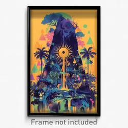 Brazilian Movie Poster - Noteworthy Cliff (Brazil Retro Film Art Print)