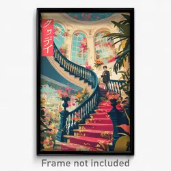 Vietnamese Movie Poster - Flowery Mansion (Vietnam Retro Film Art Print)