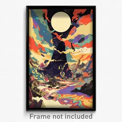 Art Poster - Remarkable Dump (Psychedelic Trippy Weird 11x17 Print)