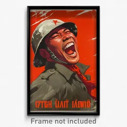Vietnamese Movie Poster - Man Feeling Excited, Flamboyant Red Neckerchief