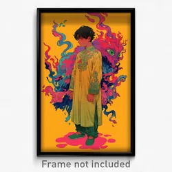 Bollywood Movie Poster - Boy Feeling Bored, Baggy Petticoat (India Art Print)