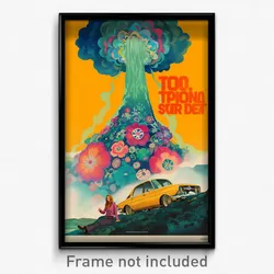 Icelandic Movie Poster - Lonely Tostada (Iceland Retro Film Art Print)