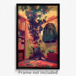 Icelandic Movie Poster - Vacant Closet (Iceland Retro Film Art Print)