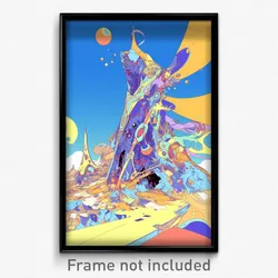 Art Poster - White Hamlet (Psychedelic Trippy Weird 11x17 Print)