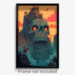 Mexican Movie Poster - Mountainous Province (Mexico Retro Film Art Print)