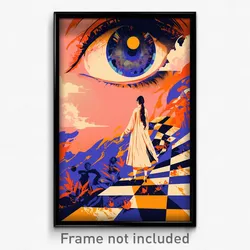 Greek Movie Poster - Old Catwalk (Greece Psychedelic Art Retro Film Print)