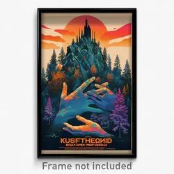 Russian Movie Poster - Unsightly Fjord (Russia Psychedelic Art Retro Film Print)