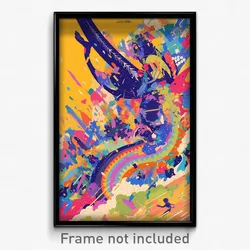 Greek Movie Poster - Oval Arrowslit (Greece Psychedelic Art Retro Film Print)