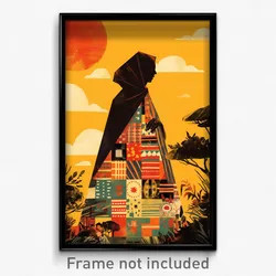 Brazilian Movie Poster - Unique Shelter (Brazil Retro Film Art Print)